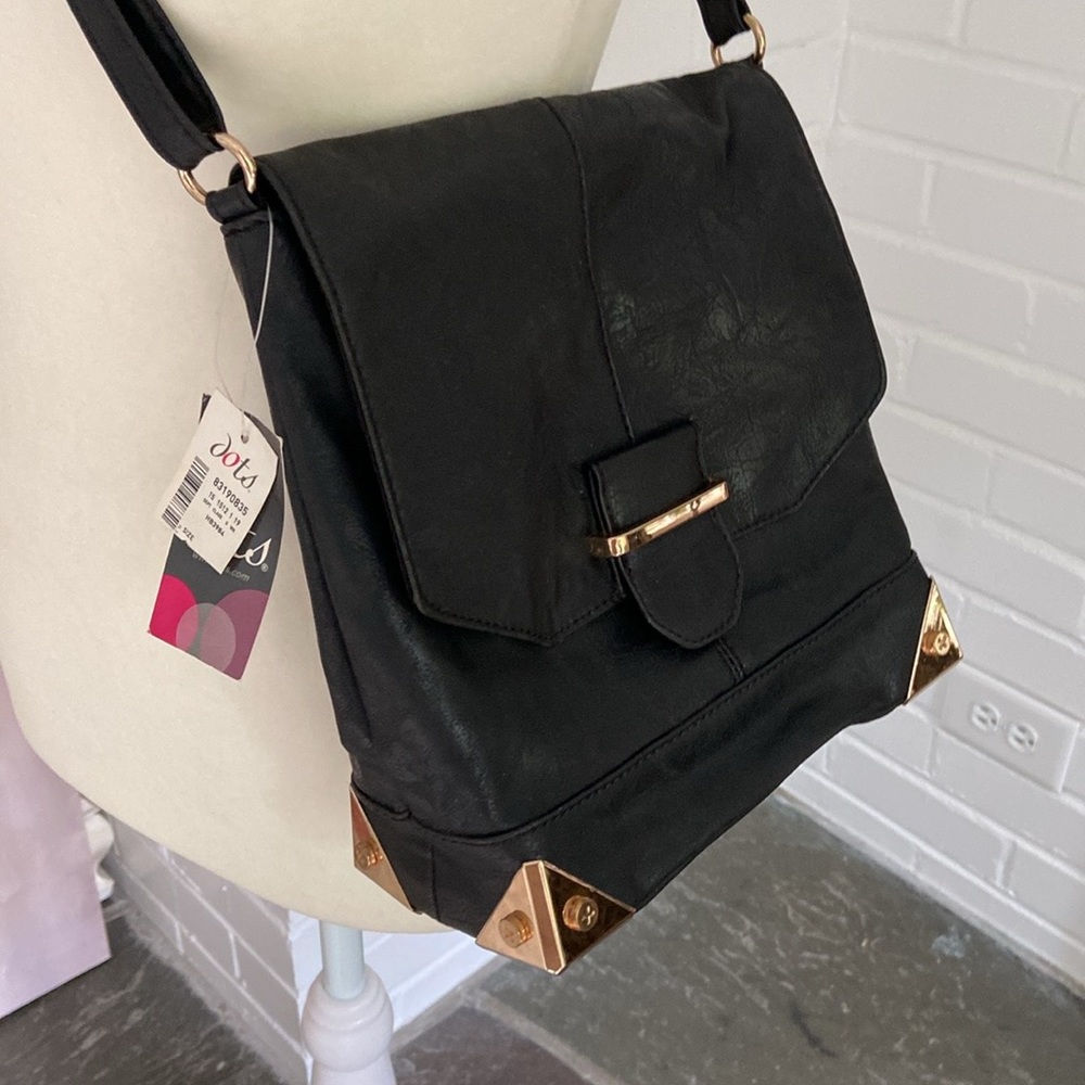 New with tags. Hipster Fashion Purse. Women’s black Shoulder Strap Purse